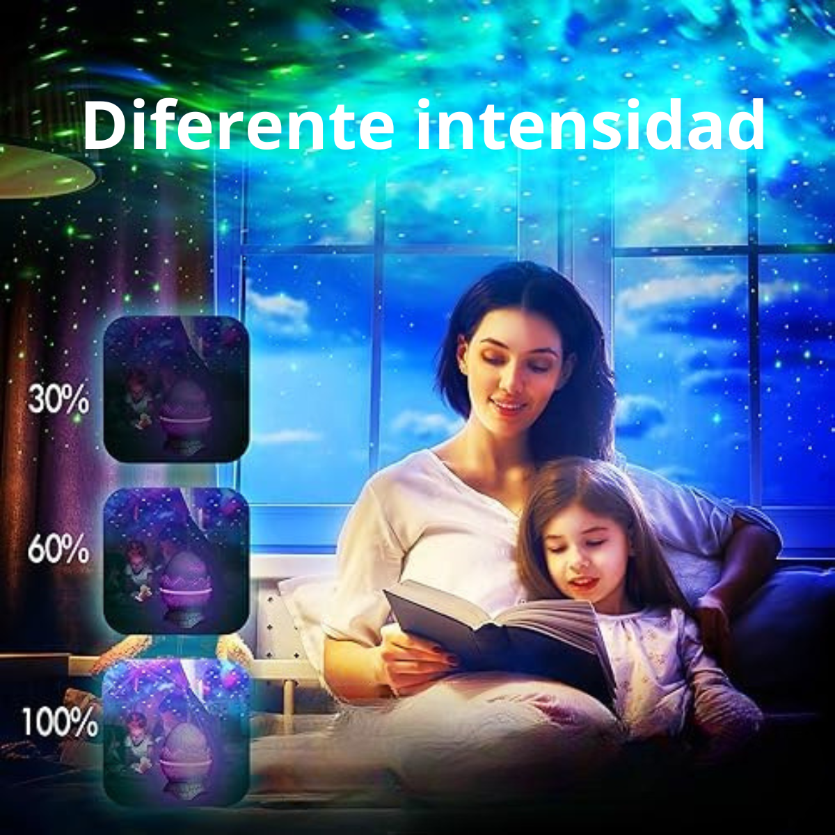 Proyector de galaxia huevo dinosaurio