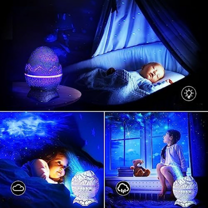 Proyector de galaxia huevo dinosaurio