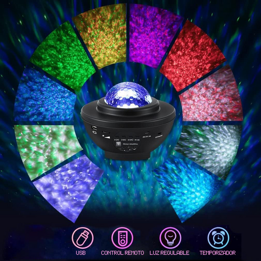 Proyector LED galaxia